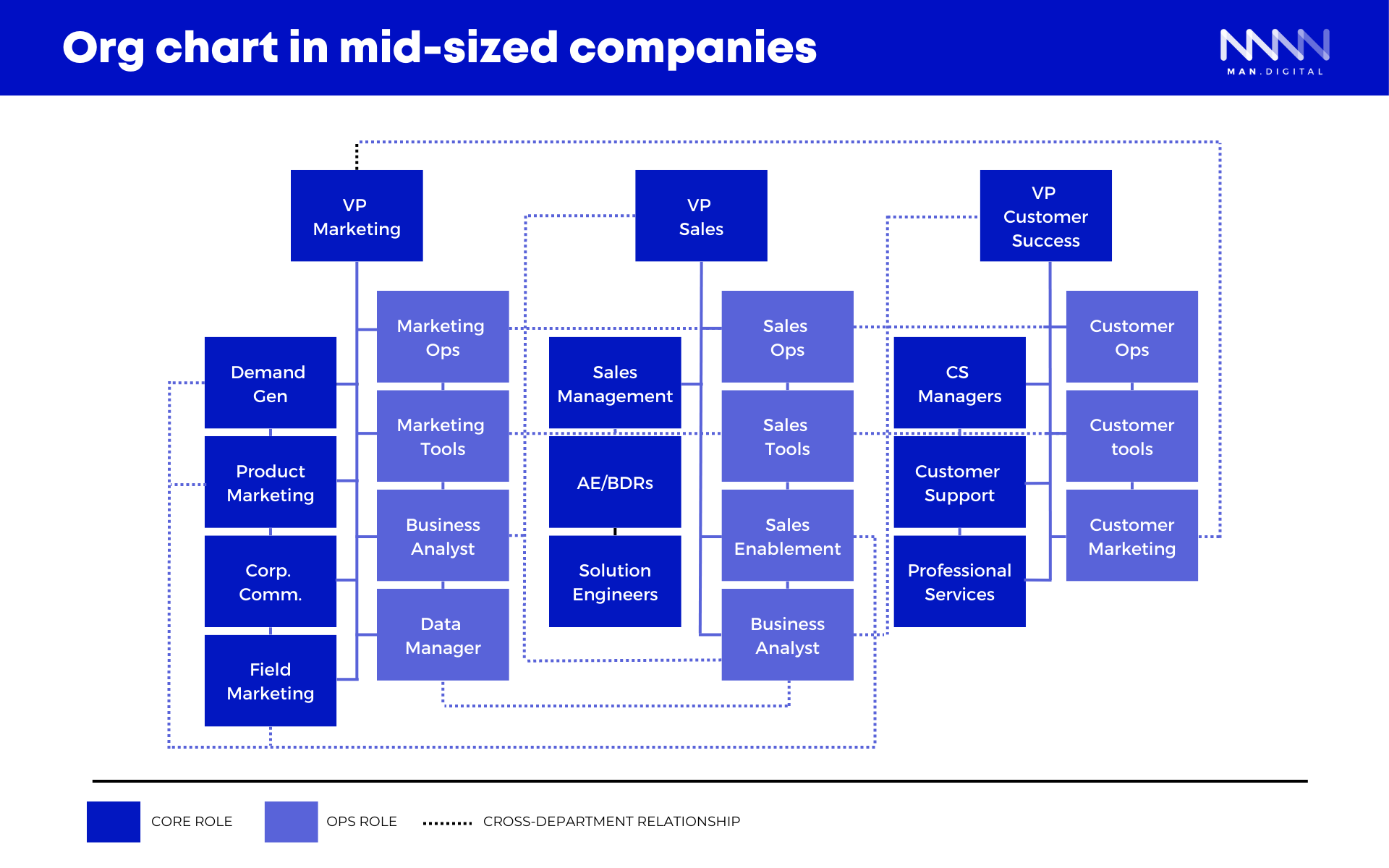 Org Chart in mid-sized companies